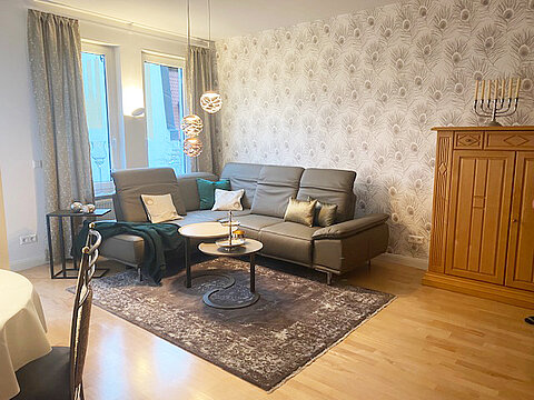 Ledersofa mit Funktion Dietsch